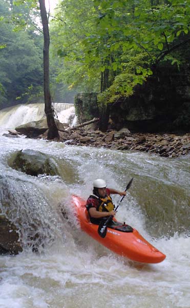 S-Turn Rapid - entrance boof from downstream
