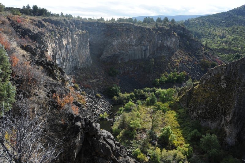 View from the Rim of Wards Canyon