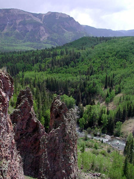 Pinnacles- downstream