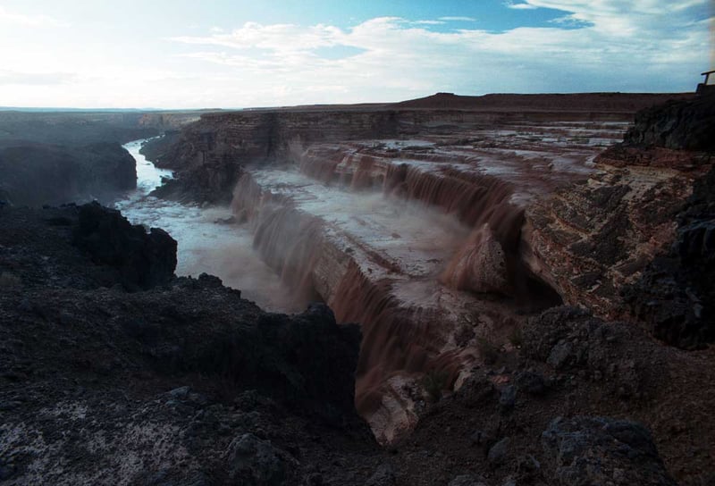 Huge water at Grand Falls