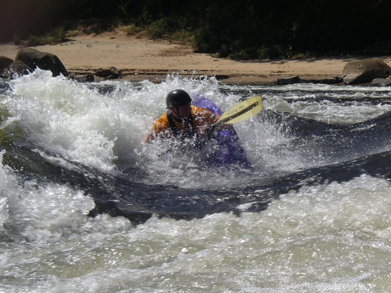 Mike Keeney blunting center wave