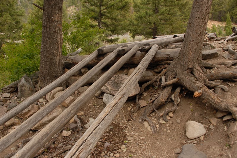 Yankee Fork River Access Raft Slide