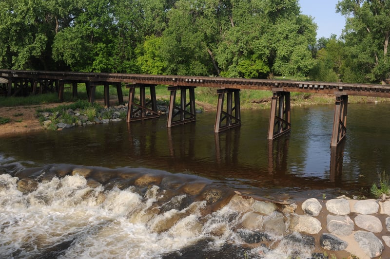 Railroad Trestle Above Whitewater Park