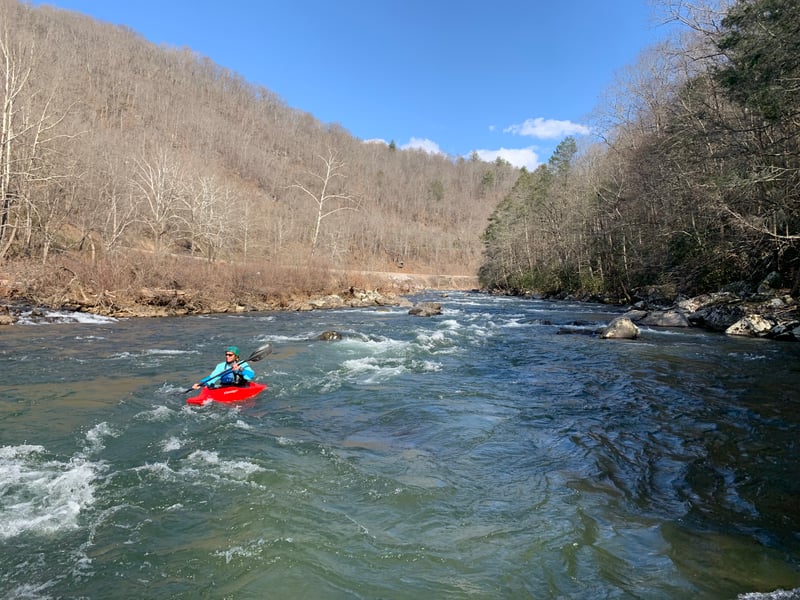 Long wave train on the Toe Gorge