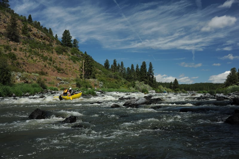 Rapids below Keno Dam