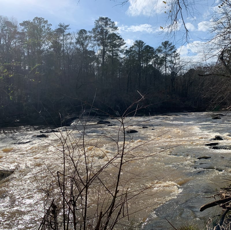 river left downstream 1st rapid