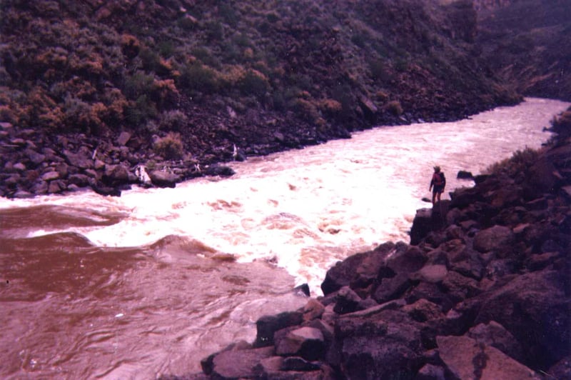 powerline at high water