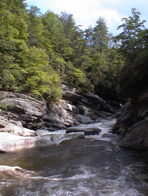 Entrance to the Bob Ross gorge