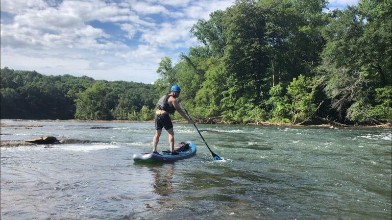 Peeling in at Thornton Shoals