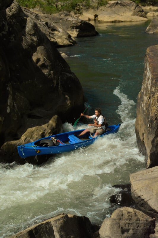Canoeing Devils Jump