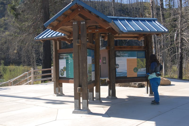Kiosk at Finn Rock