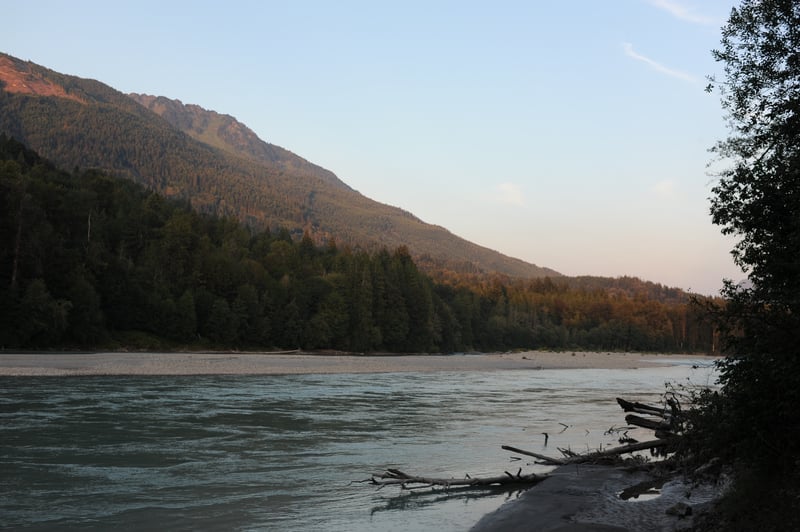 Looking Upstream from Faber Ferry South