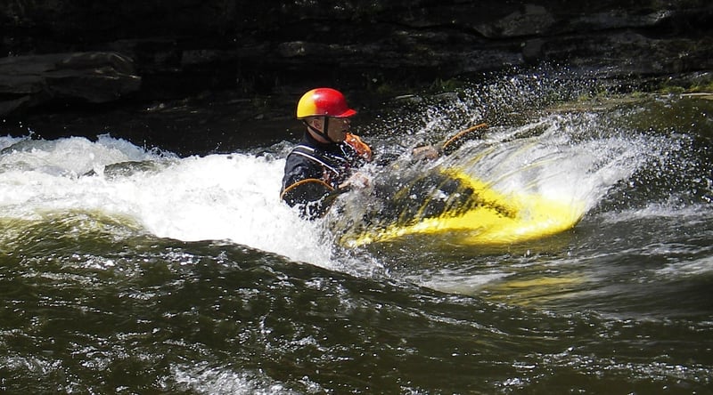 Surfing in World's End State Park