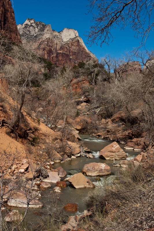 Virgin River boulders