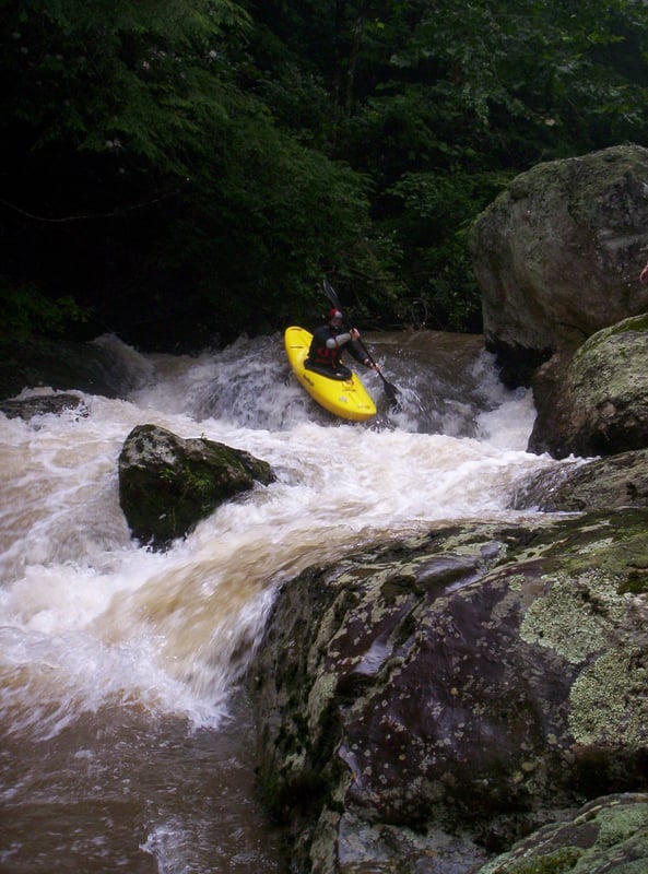 First runnable drop in the gorge