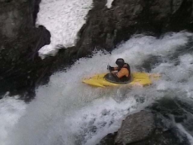 Off the lip....