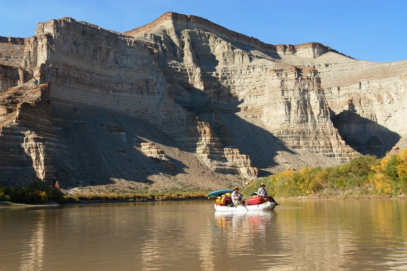 Raft in Desolation Canyon 
