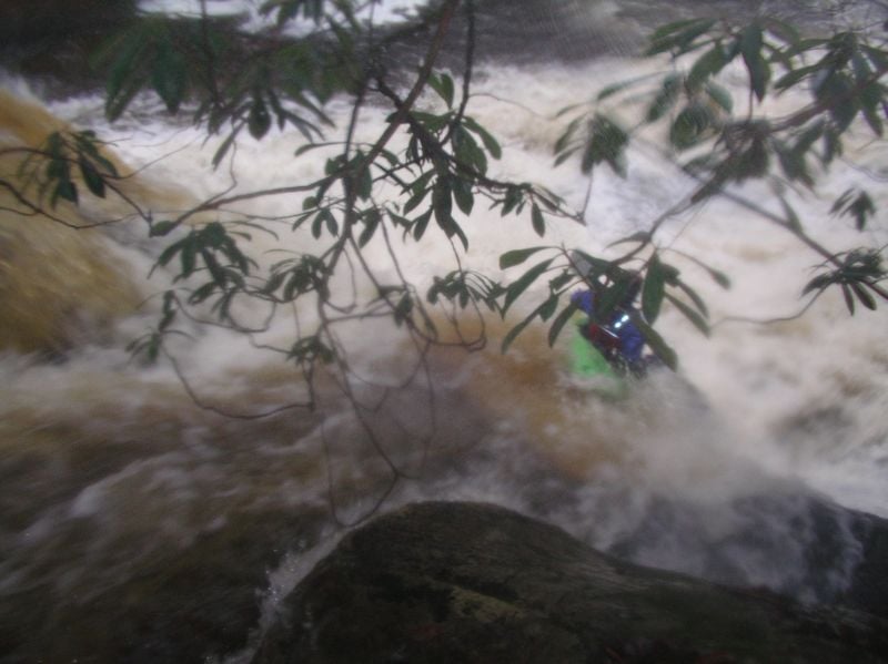 1st falls on otter creek from above