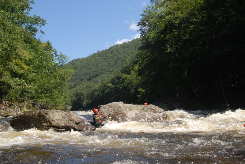 River Right Chute at Straight Shot
