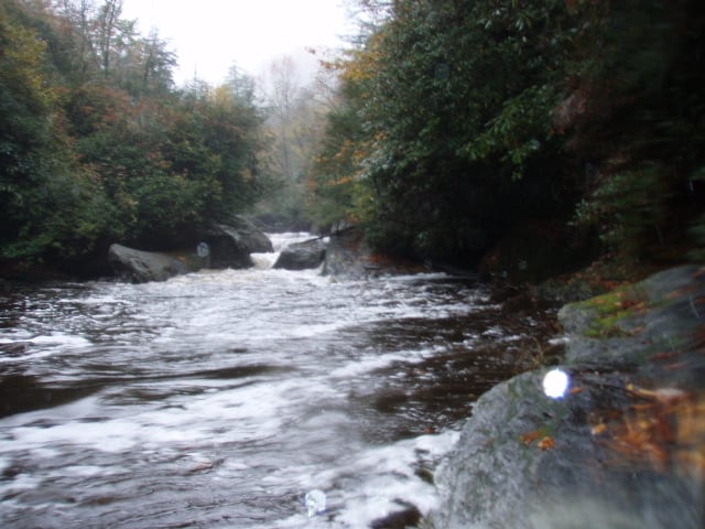 Looking back up at Cascade