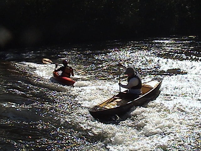 Surfing at Refrigerator Falls