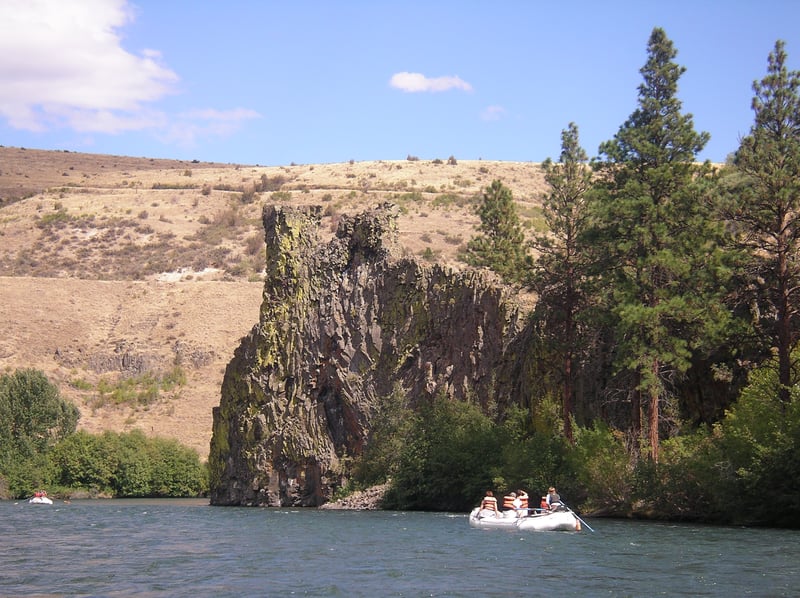 Floating in the Yakima