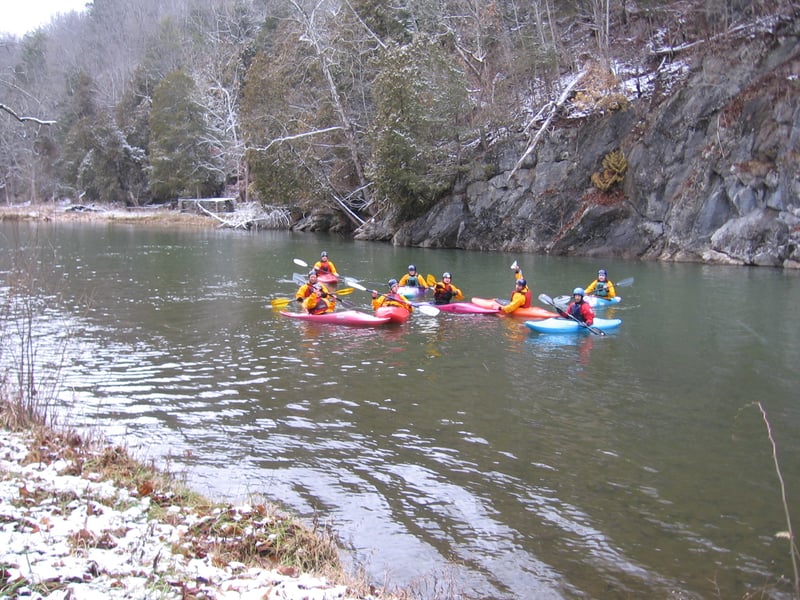 EHOP Adventure Winter Paddleing trip