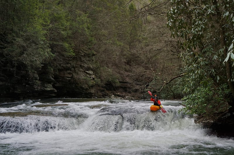 David Drenning on Salt Box Falls