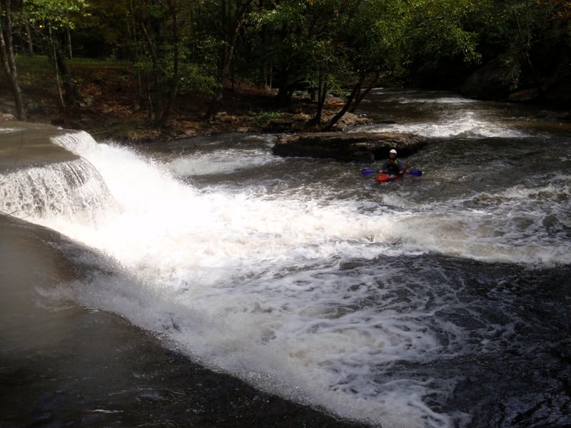 first ledge on the Piney
