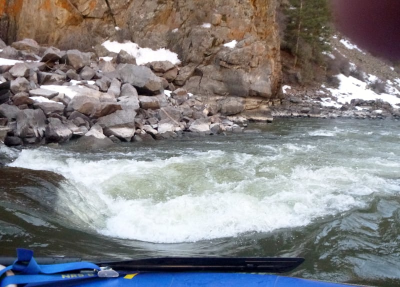 ~860 cfs