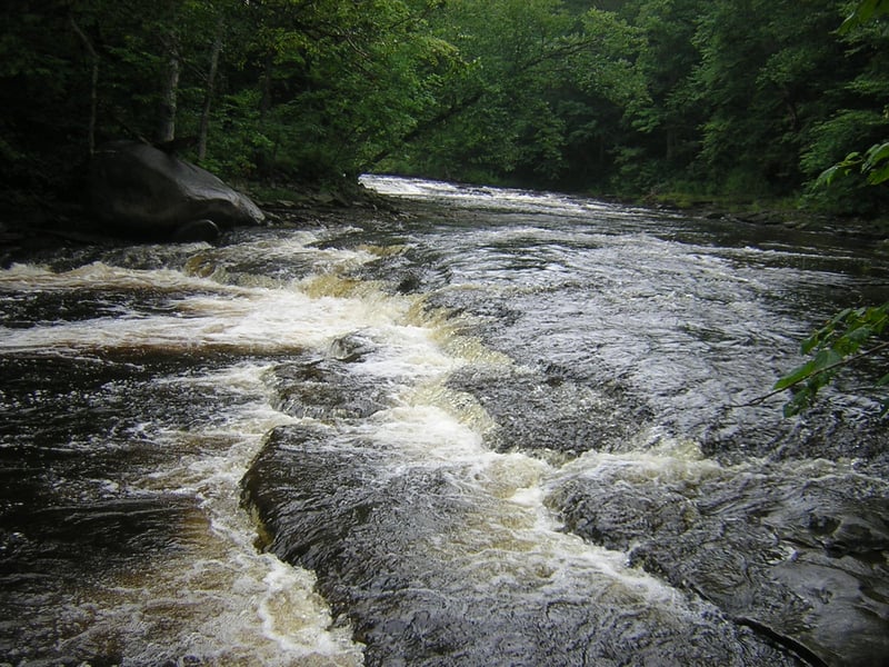 common Mad River rapids
