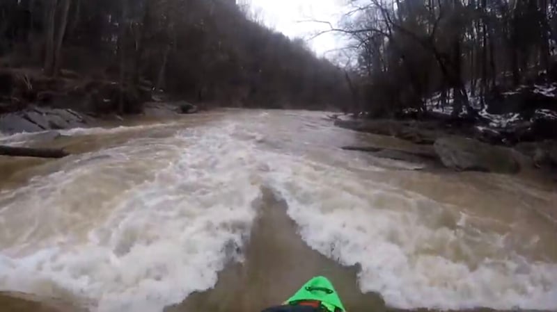 Running the dam