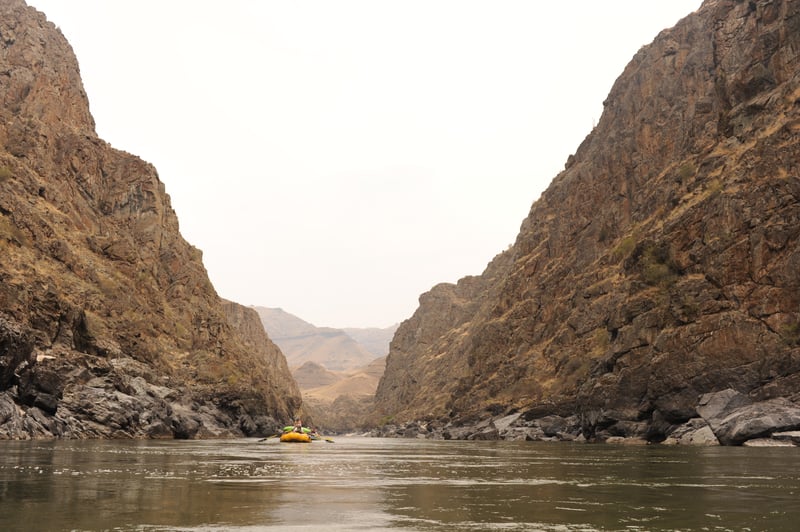 Floating Through Blue Canyon