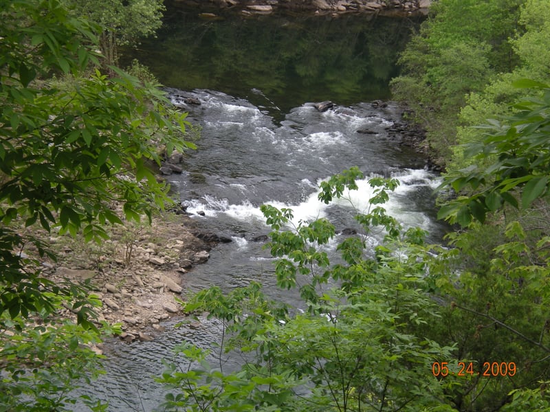 Nemo rapids from top of gorge