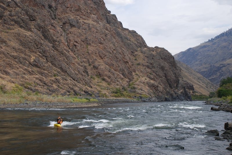 Surfing in Hells Canyon
