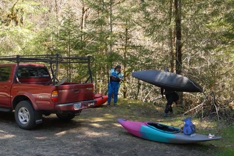 Cook Creek Put-in Staging