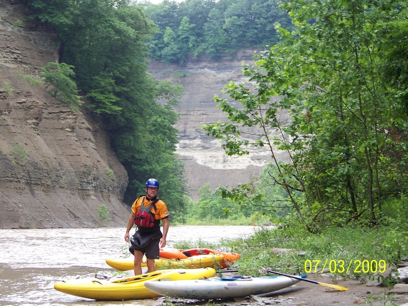 Taking a break in the Gorge
