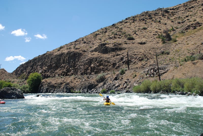 Looking Back Upstream at Boxcar