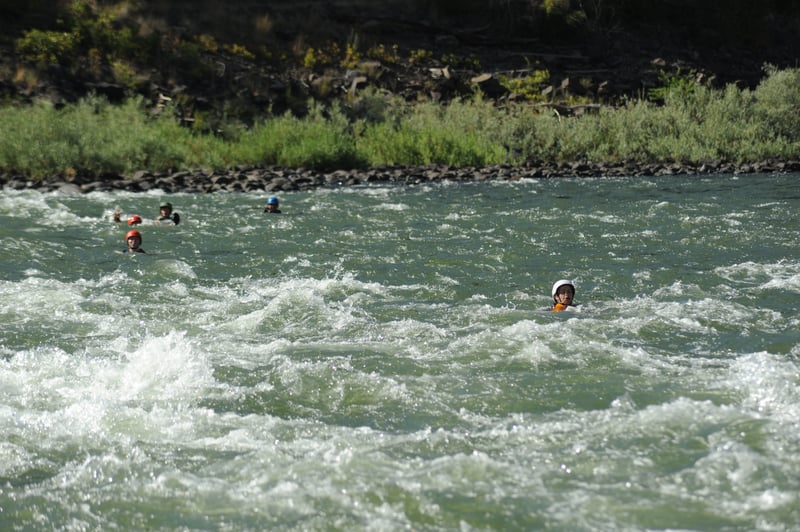 Swimming Wapshilla Rapid