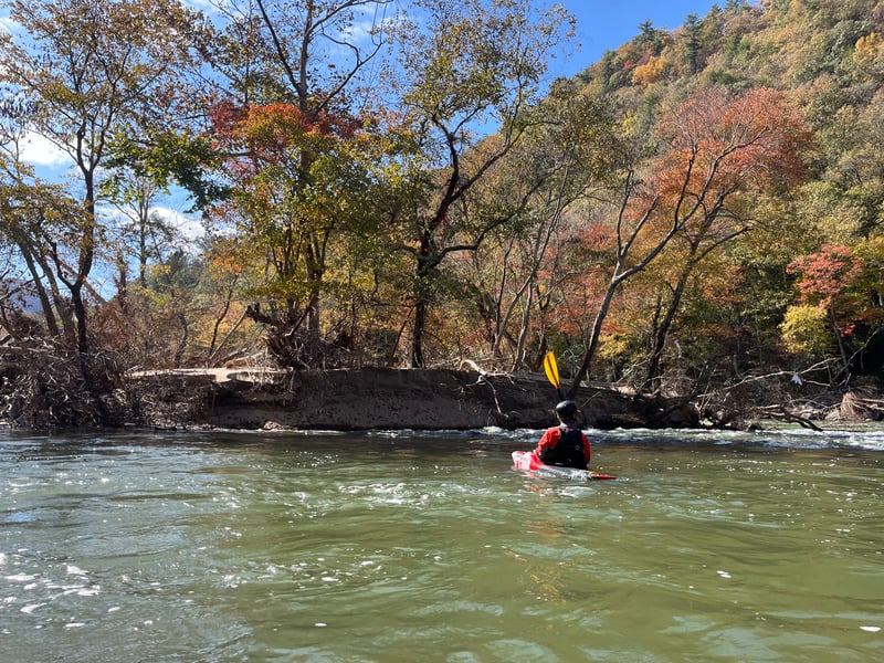 Sand Deposition on Pit Stop Island