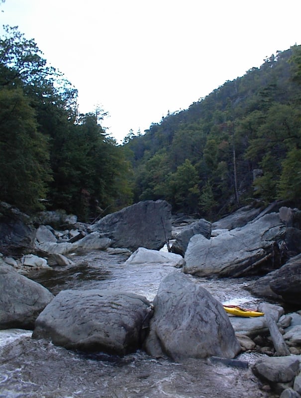 Looking out towards Double Undercut