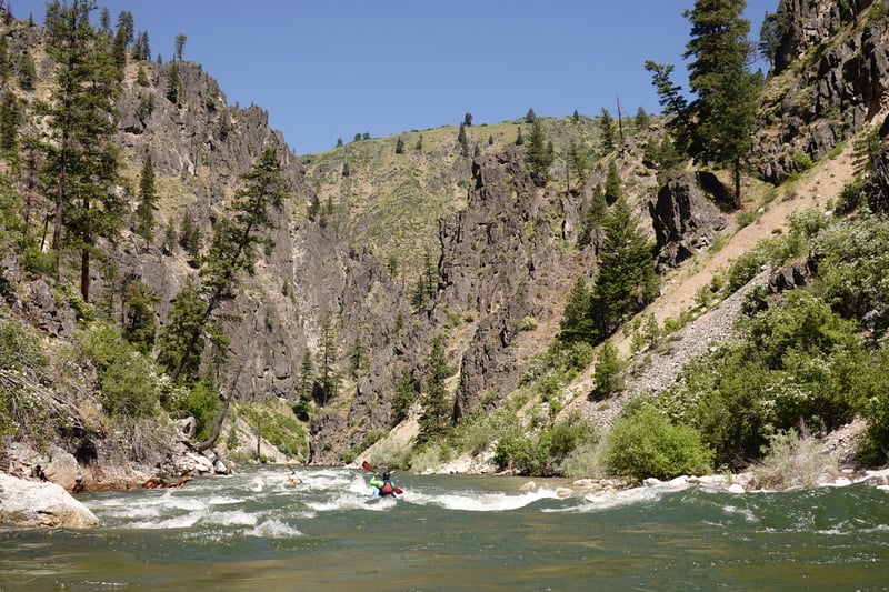 Entering the South Fork Canyon