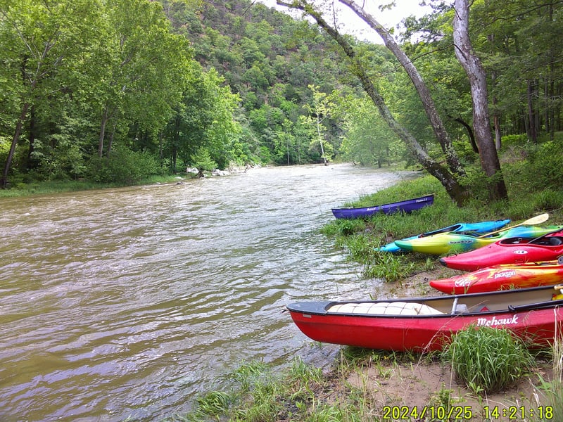 Cacapon Lunch stop