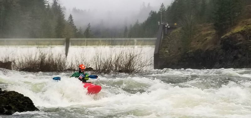  on Clackamas @4. Farday Diversion Dam to Farday Powerhouse