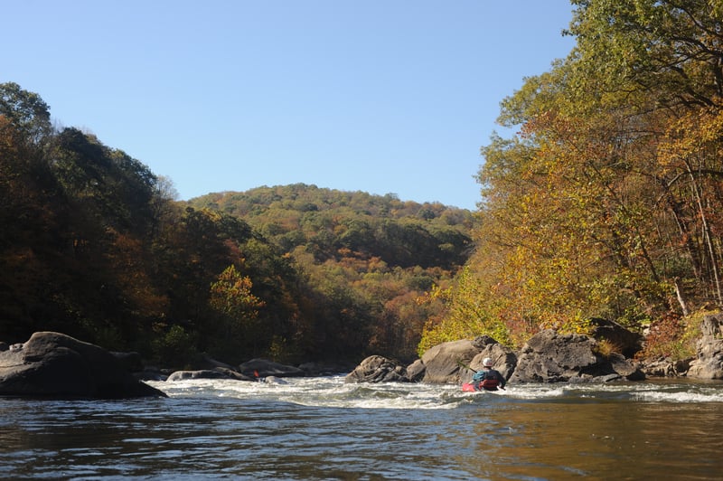 Looking Downstream at Bottle Wine