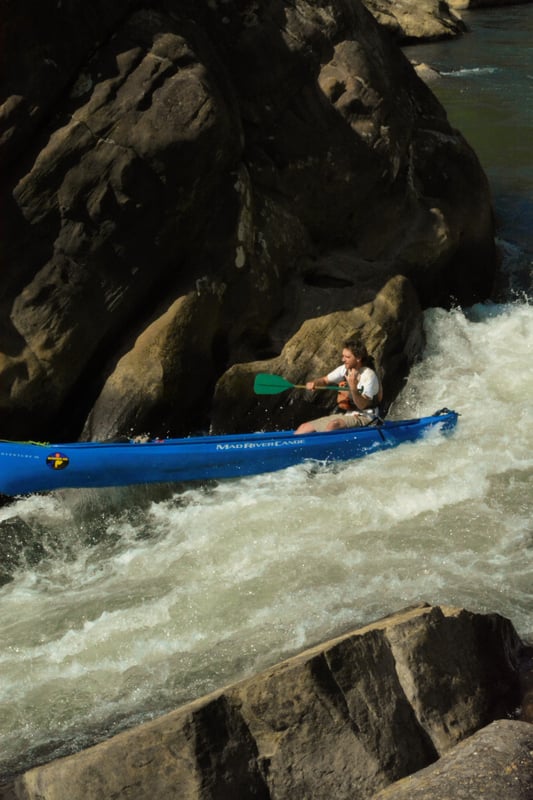 Canoeing Devils Jump