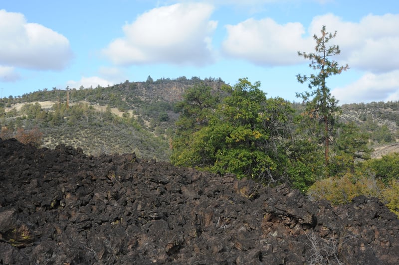 Lava Field Above Above Wards Canyon