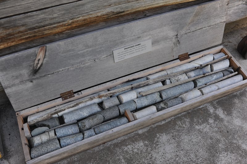 Dam Site Core Samples