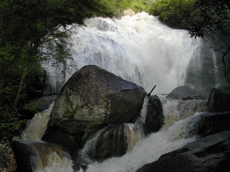 Paradise Falls (Devil's Portage) - Middle Creek, NC