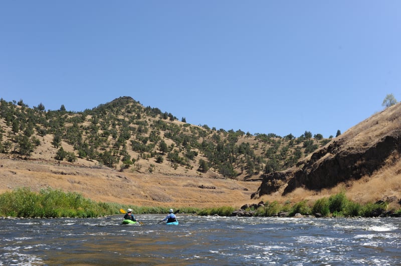 Floating the Klamath Near Coyote Camp